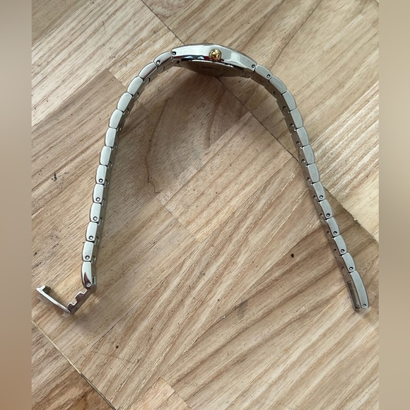 Bulova Ladies New in Box Watch Two-Tone Bracelet White Dial Gold Markers - Picture 11 of 17